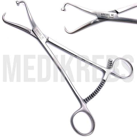 Bone Repositioning Forceps w/ Ball and Point Jaw 20 cm