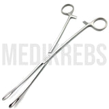 Foerster Sponge Holding Forceps Curved Smooth Jaws 25 cm