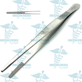 Tissue and Dressing Forceps Serrated Jaws 25 cm