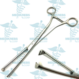 Museux Tenaculum Forceps 2 x 2 Teeth 8 mm x 24 cm