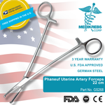 Phaneuf Uterine Artery Forceps 22 cm Surgical Instruments