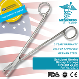 Schubert Uterine Biopsy Forceps Straight 22 cm Surgical Instruments