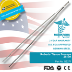 Roberts Tissue Forceps 25 cm Surgical Instruments