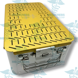 Aluminum Sterilization Tray Case 14"x8"x5" (35 x 20 x 12 cm) Surgical