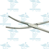 HEANEY UTERINE FORCEPS CURVED 22 CM O.R Grade German Steel