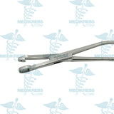 Schubert Uterine Biopsy Forceps Curved 22 cm Surgical Instruments