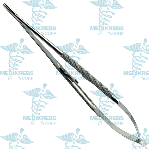 Castroviejo Micro Needle Holder - Straight Smooth Jaws 20 cm