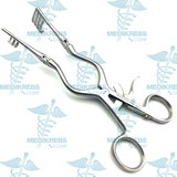 Beckmann Weitlaner Self Retaining Retractor 3 x 4 Blunt Prongs 20 cm
