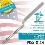 Bard Parker Scalpel Handle Bayonet No. 7L 22 cm Surgical Instruments