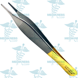Adson Tissue and Dissecting Forceps Serrated Jaws w/ Tungsten Carbide 12 cm
