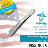 Adson Insorb Forceps 12.5 cm Plastic Surgical Instruments German Stainless Steel