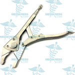 4 Pcs Vice Locking Pliers Curved Jaws 21 cm Orthopedics