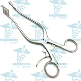 2 Pcs Adson Self Retaining Retractor Blunt 3 x 4 Prongs 20 cm