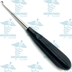 4 Pcs Spratt Brun Bone Curette Bundle Curved 17 cm Fig. 0-0000