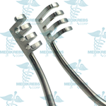 Anderson Adson Self Retaining Retractor 4 x 4 Blunt Prongs Curved 20 cm