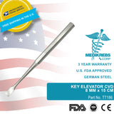 KEY ELEVATOR CVD 8 MM x 15 CM OR Grade German Steel