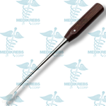 Bone Raspatory Deperiostizator Curved Round Edge 8mm x 33cm Surgical Instruments