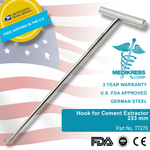 Hook for Cement Extractor 233 mm Surgical Instruments