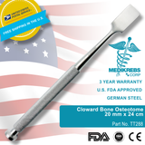 Cloward Bone Osteotome 20 mm x 24 cm Surgical Orthopedic Instruments