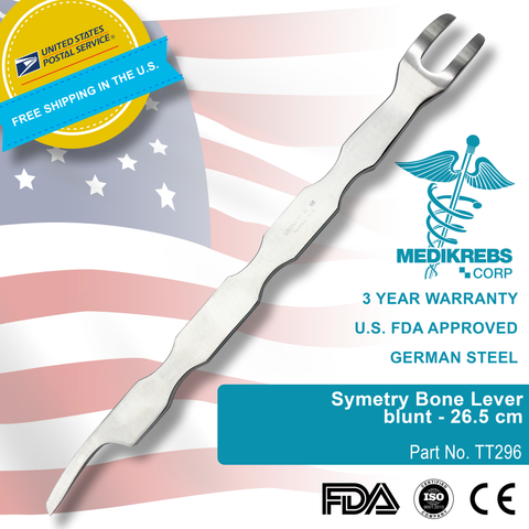 Symetry Bone Lever blunt 26.5 cm Surgical Instruments