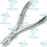 Zaufel Jansen Curved Bone Rongeur 18 cm Orthopedic Instrument