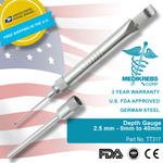 Depth Gauge 2.5 mm - 0mm to 40mm Orthopedic Surgical Instruments